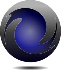 3D Ball Logo