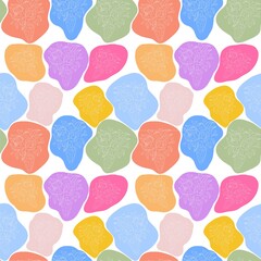 seamless floral pattern on a white background