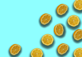 limoni sfondo colorato estate limonat