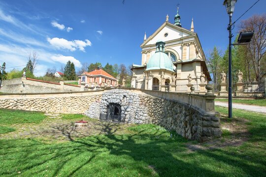  Place  of pilgrimage Kalwaria Zebrzydowska. Church Assumption of the Blessed Virgin Mary in Brody. Poland. 