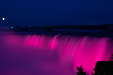 Silky Pink Waterfall