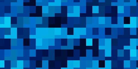 Light BLUE vector layout with lines, rectangles. Colorful illustration with gradient rectangles and squares. Pattern for websites, landing pages.
