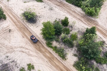 Offroad 4x4 sand rally in Bukowno Poland