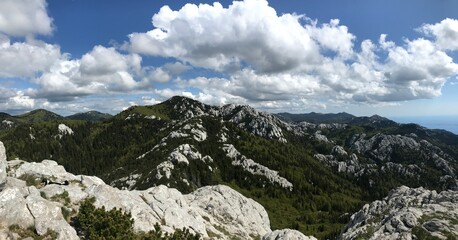 Northern Velebit national park in Croatia landscape
