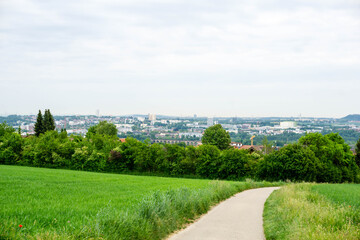 City view panorama of Bietigheim-Bissingen in Germany