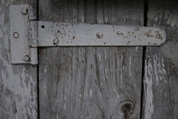 Beautiful gray wooden texture on the door