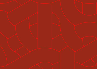 Colour Hexagon Tile Connection art background design illustration