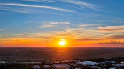 South Florida Aerial Sunset Photography