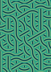 Colour Hexagon Tile Connection art background design illustration