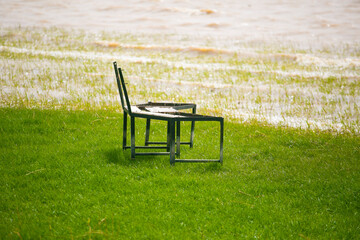 chair on the grass