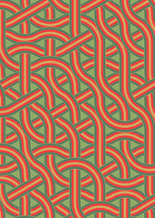 Colour Hexagon Tile Connection art background design illustration