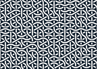 Fototapeta premium Colour Hexagon Tile Connection art background design illustration