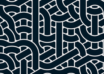 Colour Hexagon Tile Connection art background design illustration