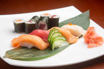 Japanese typical food Sushi Moriwase