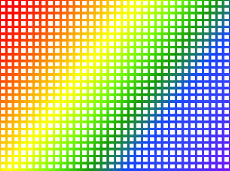 Obraz premium LGBT flag in the form of squares in rainbow colors. Template design, vector illustration. Gay pride textile background. Stock vector illustration.