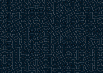 Colour Hexagon Tile Connection art background design illustration