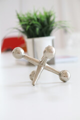 Closeup of a Silver Jack