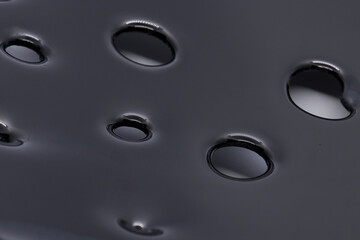 superfície me vidro celular preto