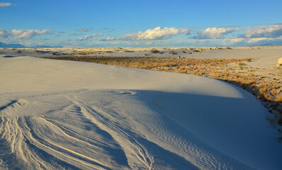 Gypsum sand dunes, White Sands National Monument, New Mexico, USA