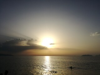 Tramonto a Milazzo (Sicilia).