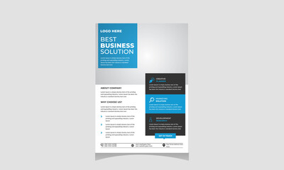 Corporate Business flyer template Design