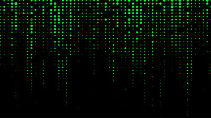 Matrix abstract glitch green background. Abstract green vector illustration.