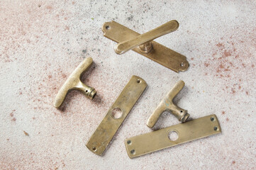 Old bronze handles