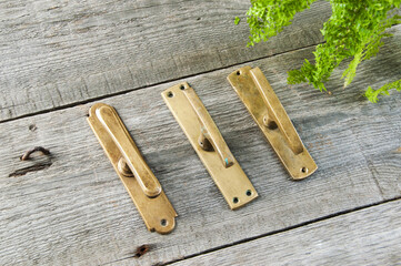 Old bronze handles