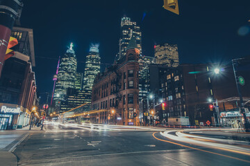 Streaking Lights at Night in the CIty