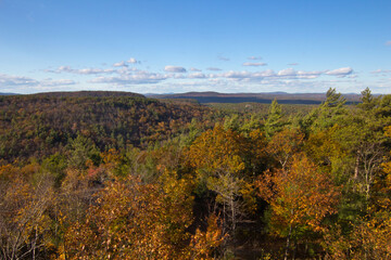 autumn landscape in the mountains