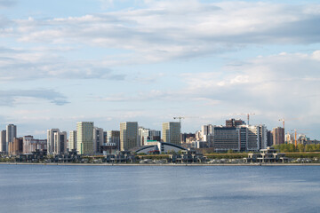 Obraz premium view of the city of Kazan on a summer day