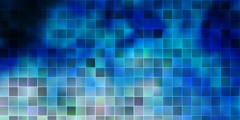 Light BLUE vector pattern in square style.