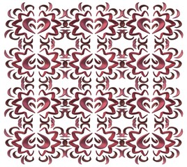 3d image. Abstraction. Ornament 