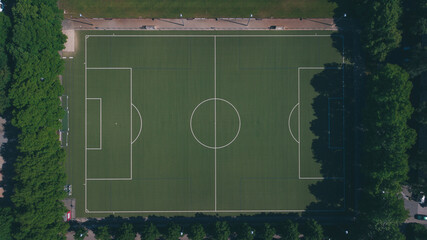 soccer field topdown view © Lino