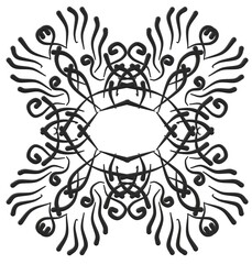 3d image. Abstraction. Ornament 