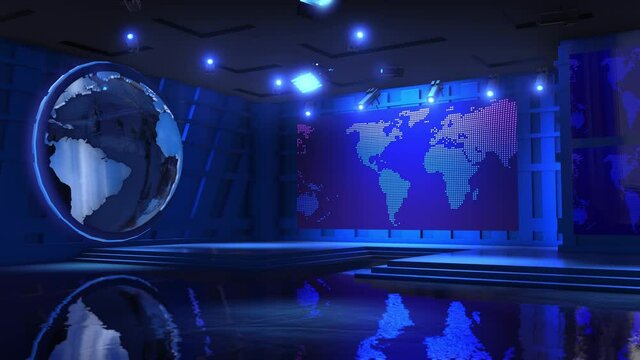 3D Virtual TV Studio News