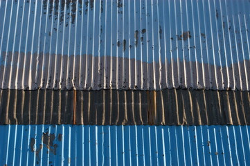 Obraz premium Corrugated Metal Roof 