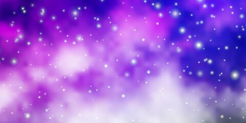 Light Pink, Green vector texture with beautiful stars. Decorative illustration with stars on abstract template. Pattern for websites, landing pages.