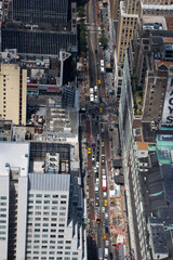 Fototapeta na wymiar city streets in New York