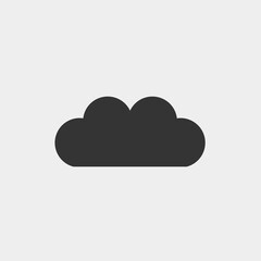 cloud icon vector illustration for website and graphic design