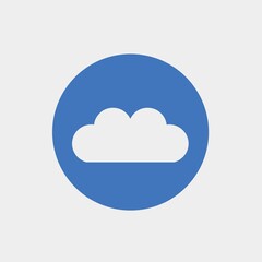 cloud icon vector illustration for website and graphic design