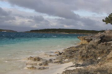 beach and sea in the Bahamas
