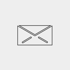 envelope icon vector illustration for website and graphic design