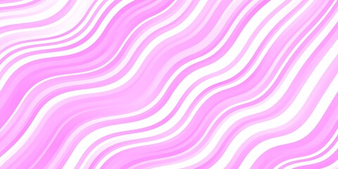 Light Pink vector pattern with lines. Colorful illustration in abstract style with bent lines. Smart design for your promotions.
