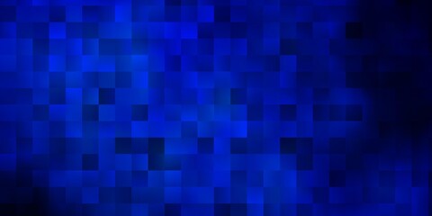 Dark BLUE vector backdrop with rectangles.