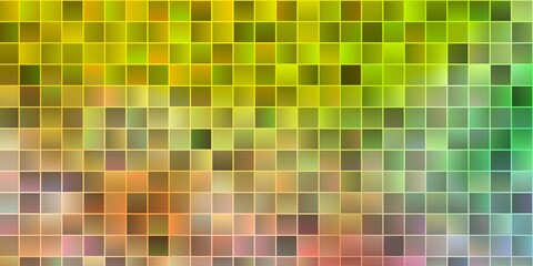 Light Green, Red vector backdrop with rectangles.