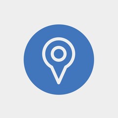 location pin icon vector illustration for website and graphic design