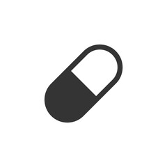 pill medicine icon vector illustration for website and graphic design