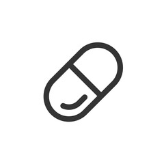 pill medicine icon vector illustration for website and graphic design