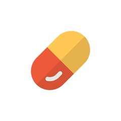 pill medicine icon vector illustration for website and graphic design